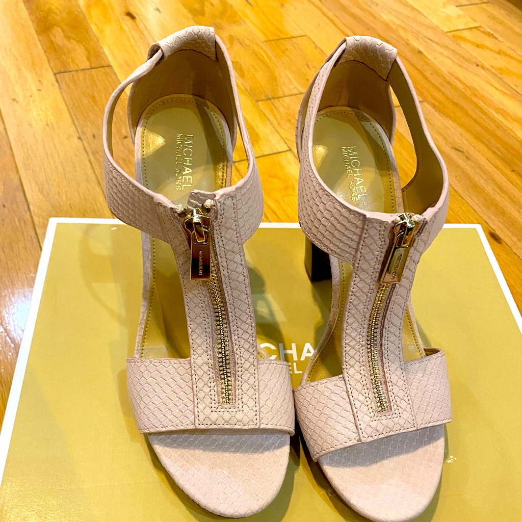 Brand New Michael Kors Pink Sandal Heels